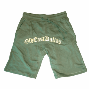 DallasAF - SHORTS - OLD EAST DALLAS - OLIVE GREEN